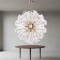 Riviko Celestial Bloom Brass Chandelier - Background Shot
