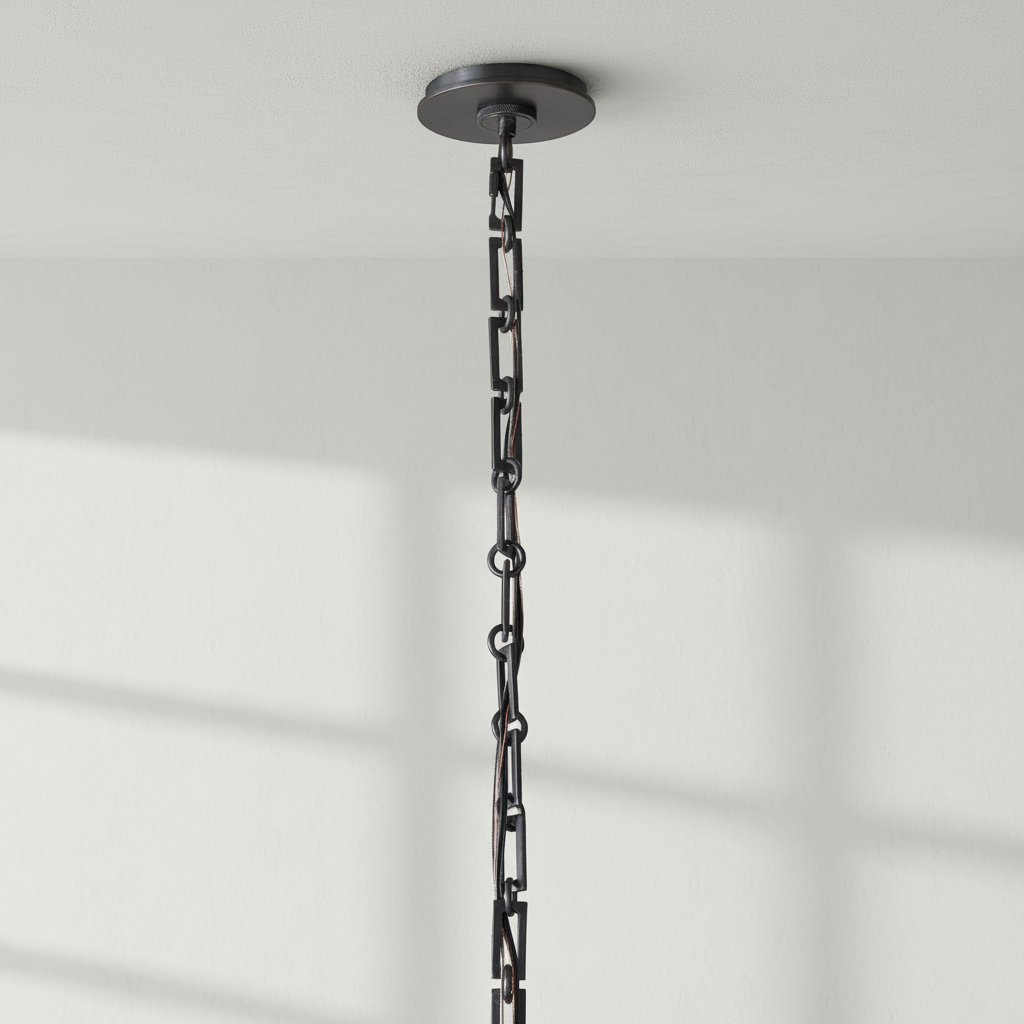 Riviko Celeste Orb Glass Chandelier - Background Shot