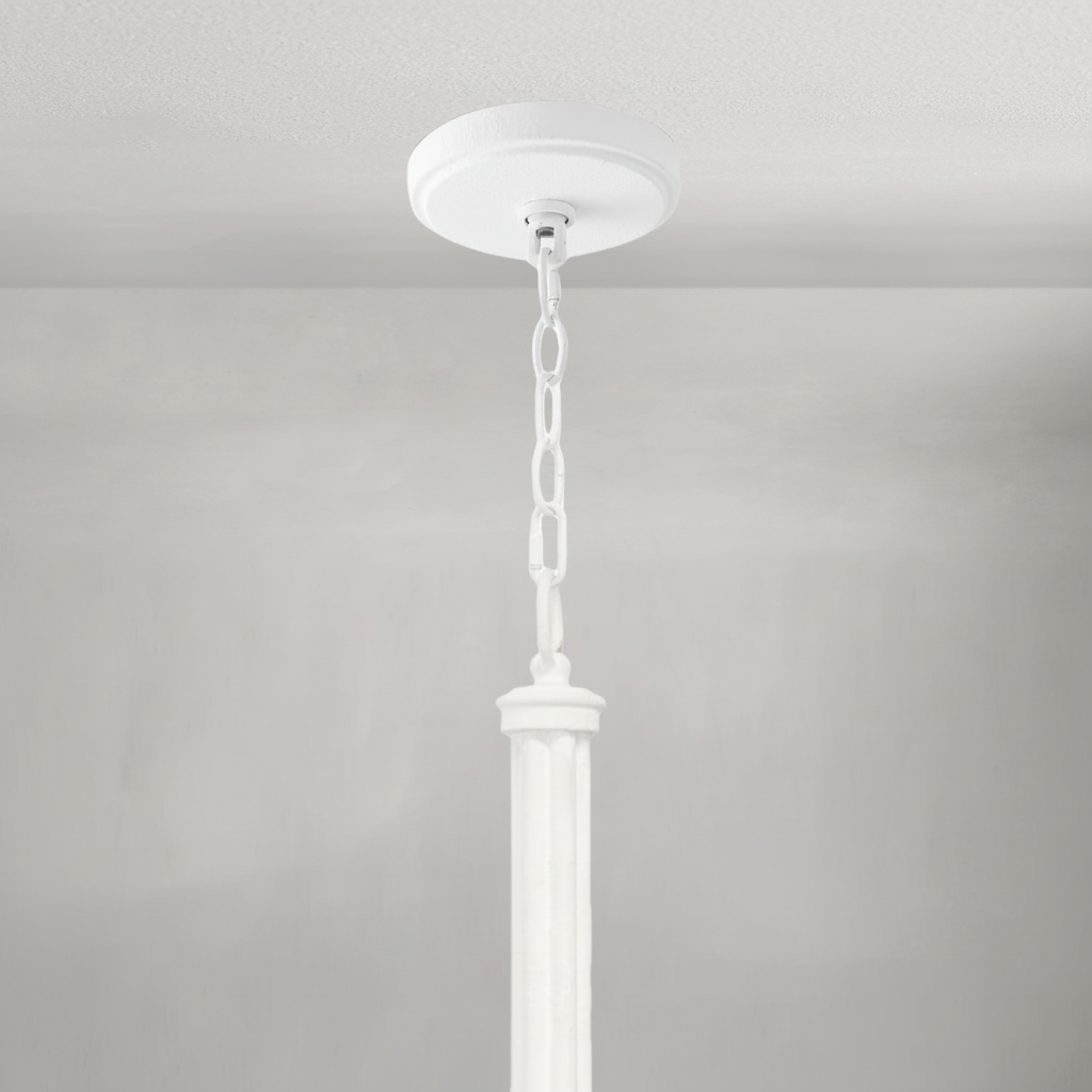 Riviko Veridian Bloom 6-Light Chandelier - Background Shot