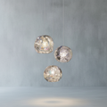 Riviko Celestial Aura Round Crystal Chandelier - Background Shot