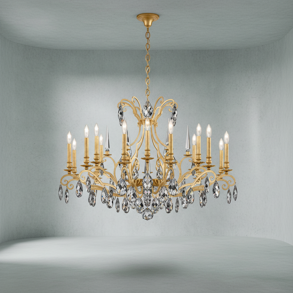 Riviko Grandeur Bloom Chandelier 40" - Background Shot