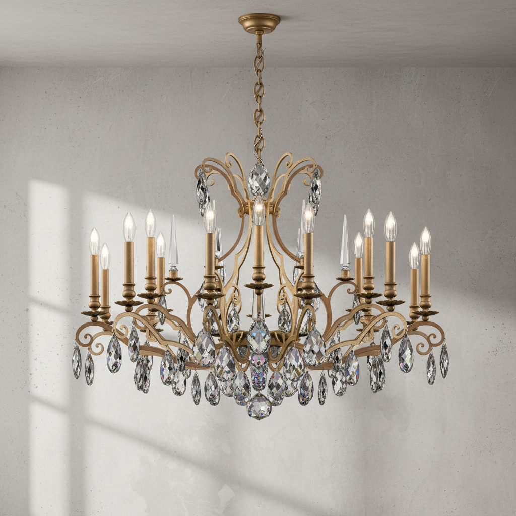 Riviko Grandeur Bloom Chandelier 40" - Background Shot