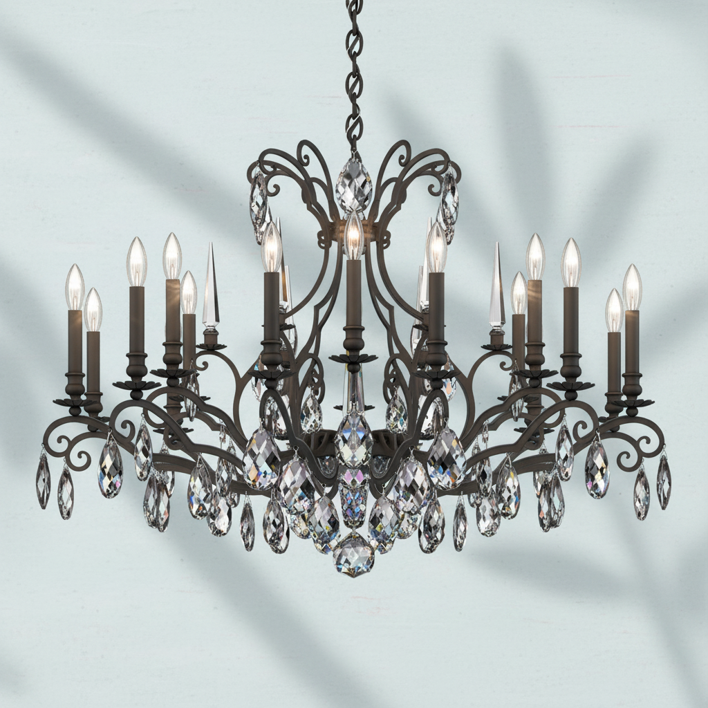 Riviko Grandeur Bloom Chandelier 40" - Background Shot