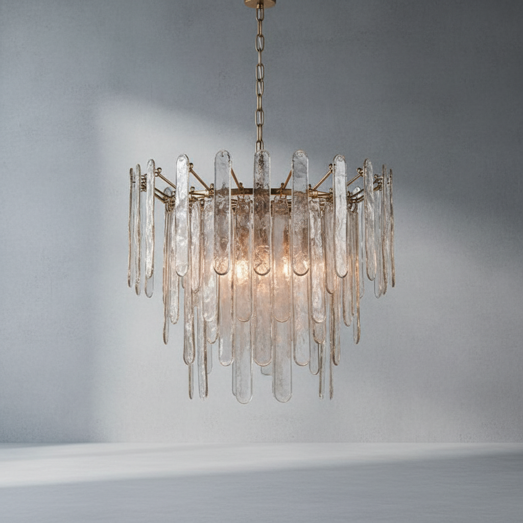 Riviko Veridian Cascade 16-Light Chandelier - Background Shot