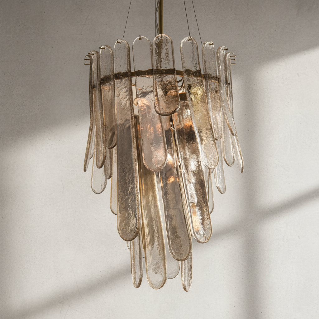 Riviko Veridian Cascade 16-Light Chandelier - Background Shot