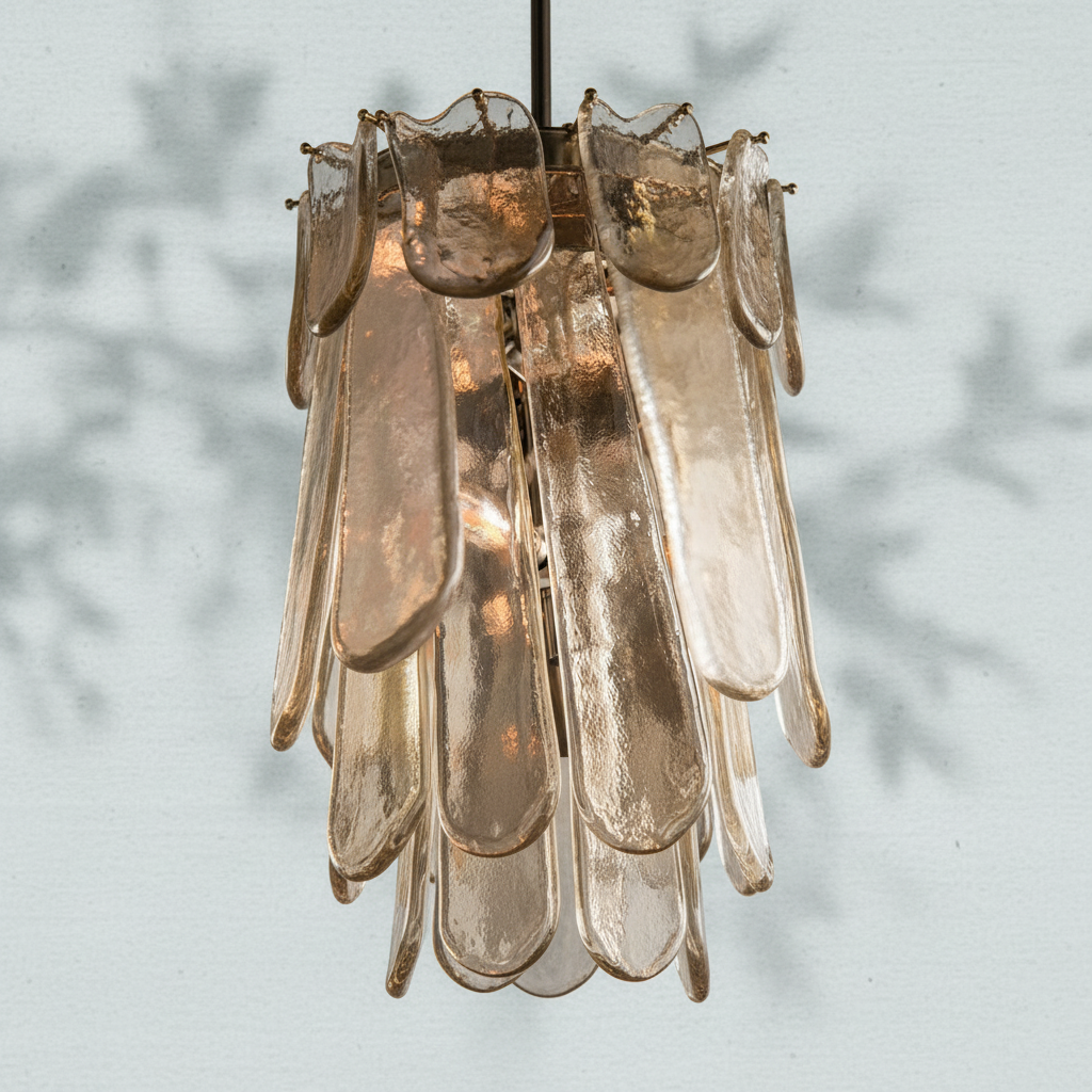 Riviko Veridian Cascade 16-Light Chandelier - Background Shot