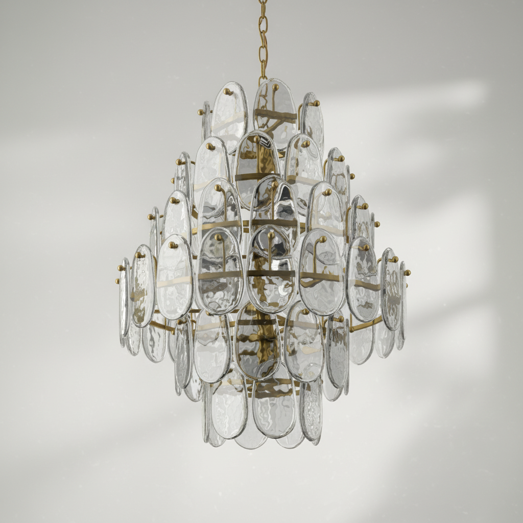Riviko Aura Grandeur 6-Light Chandelier - Background Shot