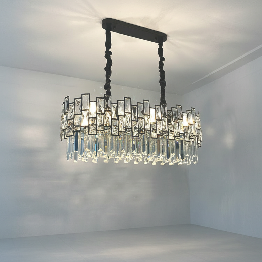 Riviko Radiant Horizon Linear Chandelier - Background Shot
