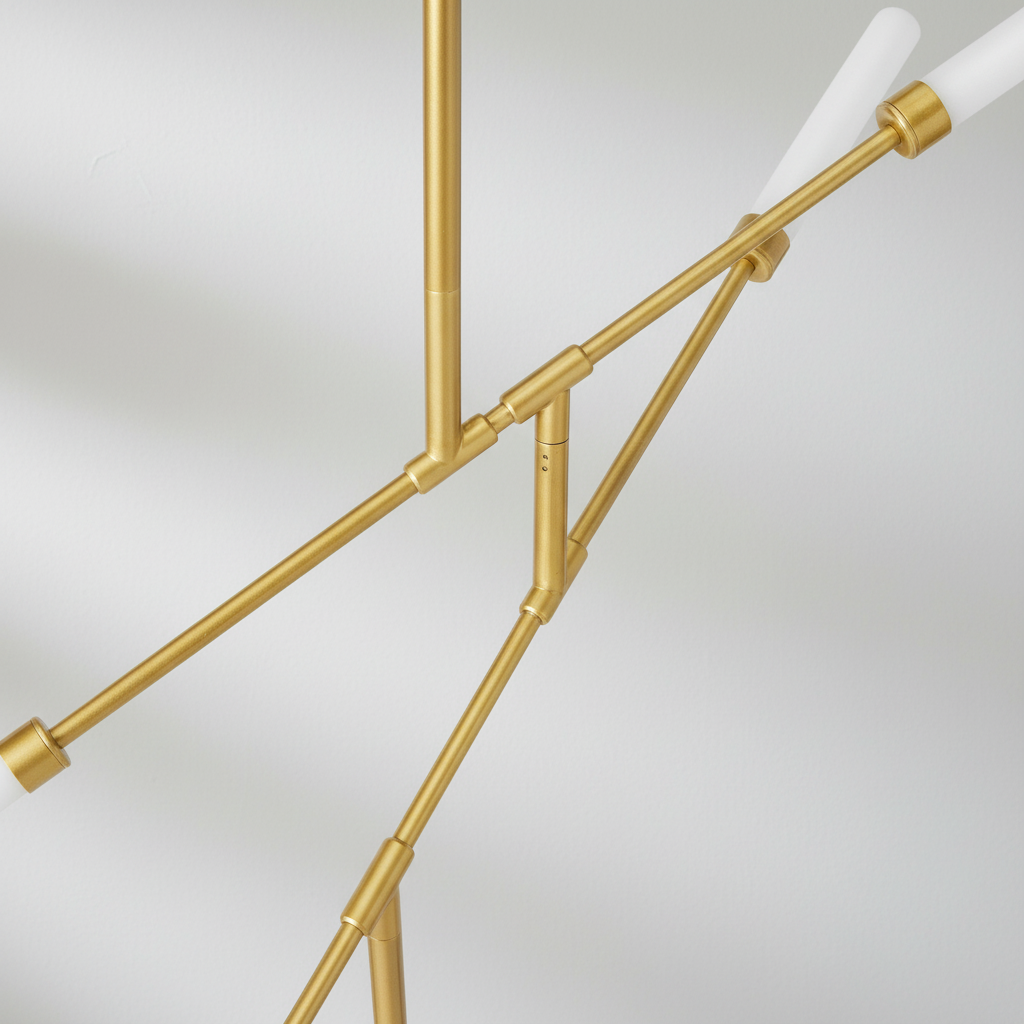 Riviko Radiant Horizon Integrated LED Linear Chandelier - Background Shot