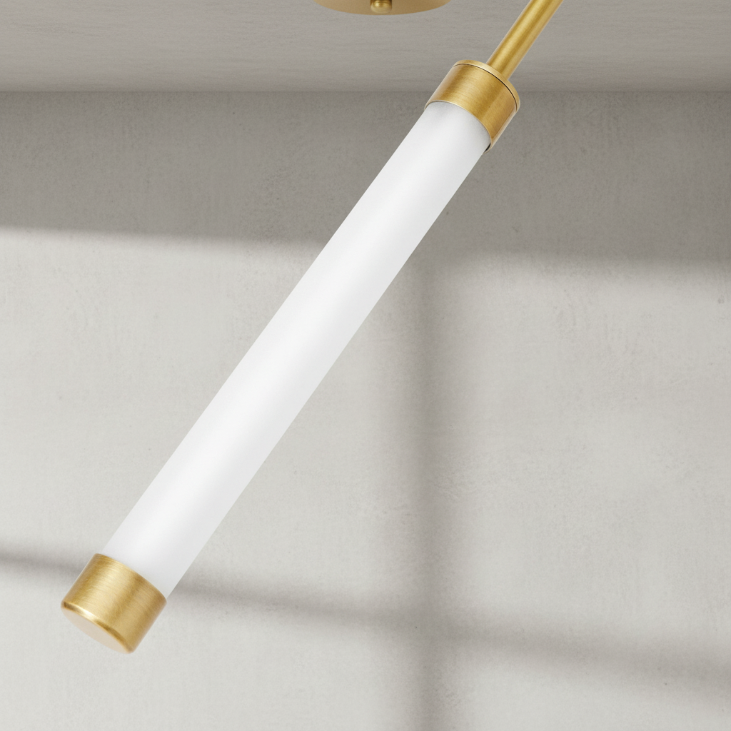 Riviko Radiant Horizon Integrated LED Linear Chandelier - Background Shot