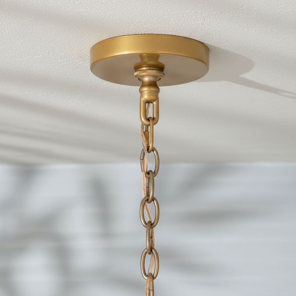 Riviko Radiant Cascade Round Chandelier - Background Shot
