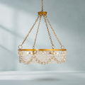 Riviko Radiant Cascade Round Chandelier - Background Shot