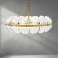Riviko Veridian Bloom Heritage Brass Chandelier - Background Shot