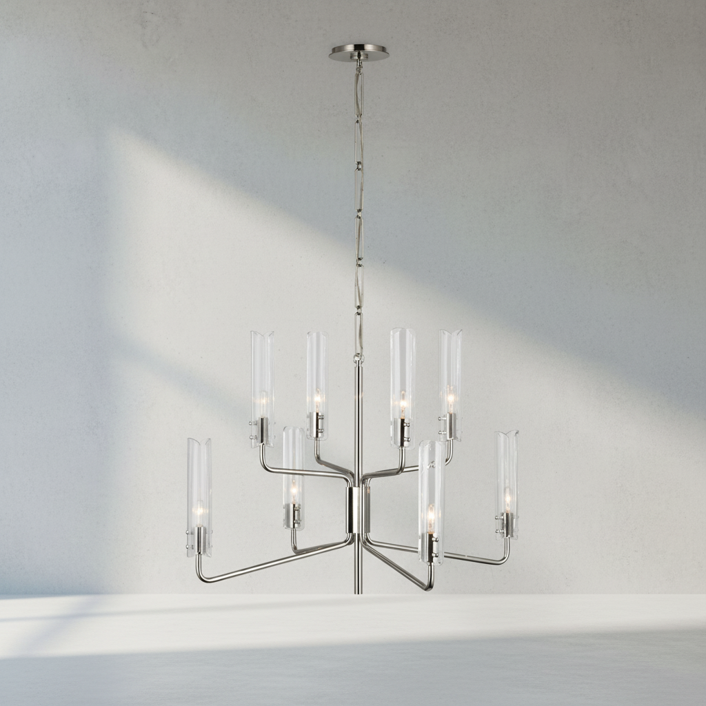 Riviko Stellar Radiance Two-Tier Chandelier - Background Shot