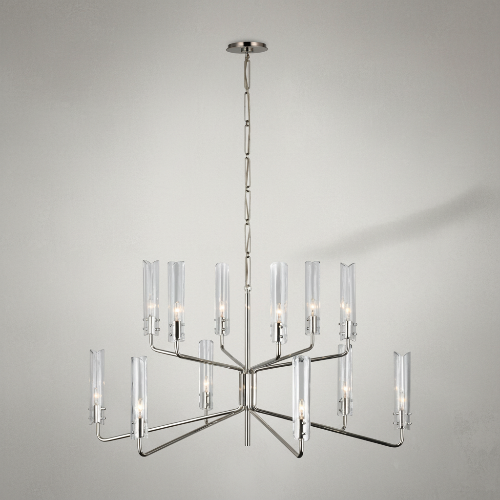 Riviko Stellar Radiance Two-Tier Chandelier - Background Shot