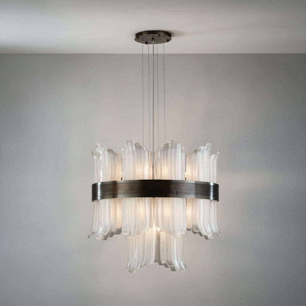 Riviko Grand Mariner 24-Light Chandelier - Background Shot