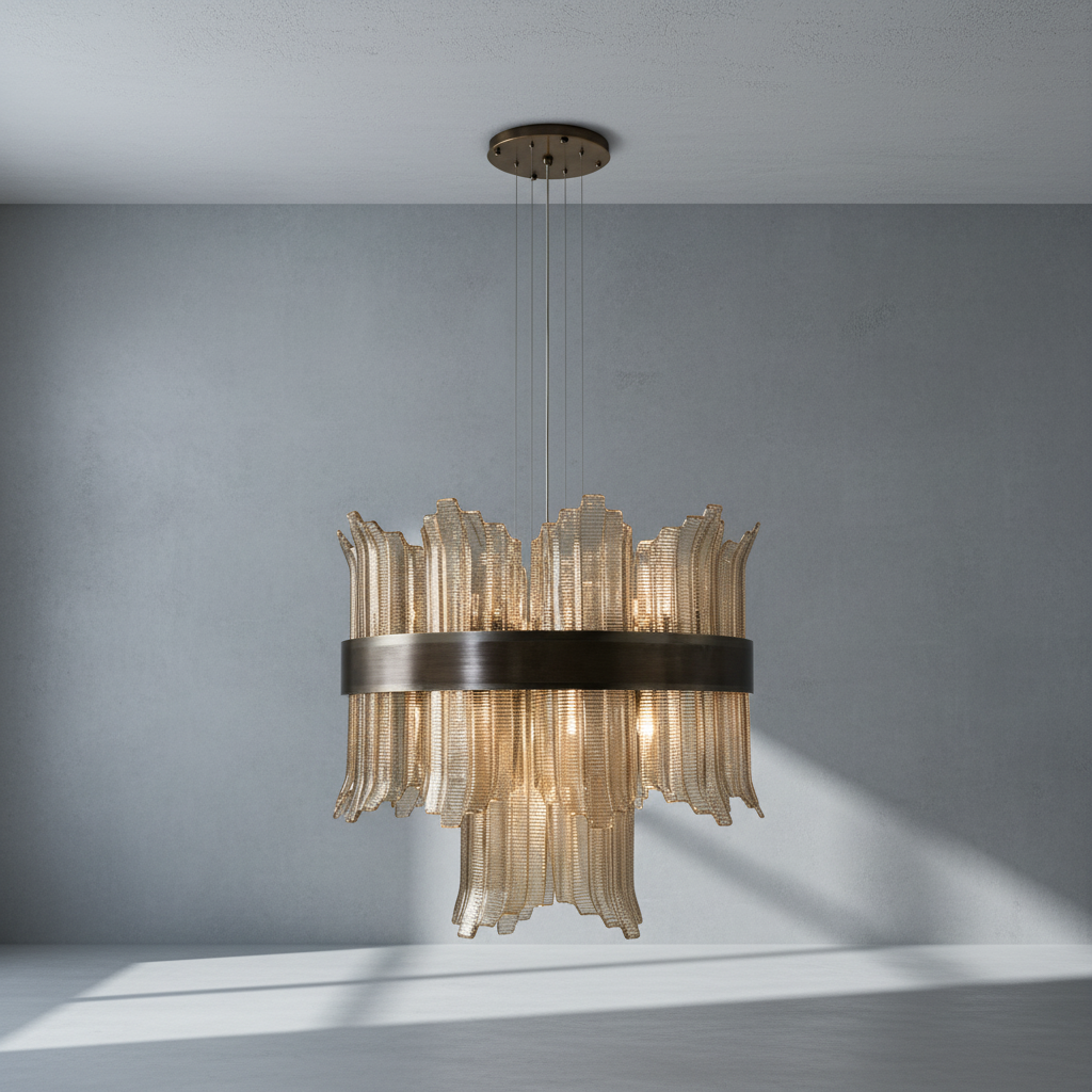 Riviko Grand Mariner 24-Light Chandelier - Background Shot