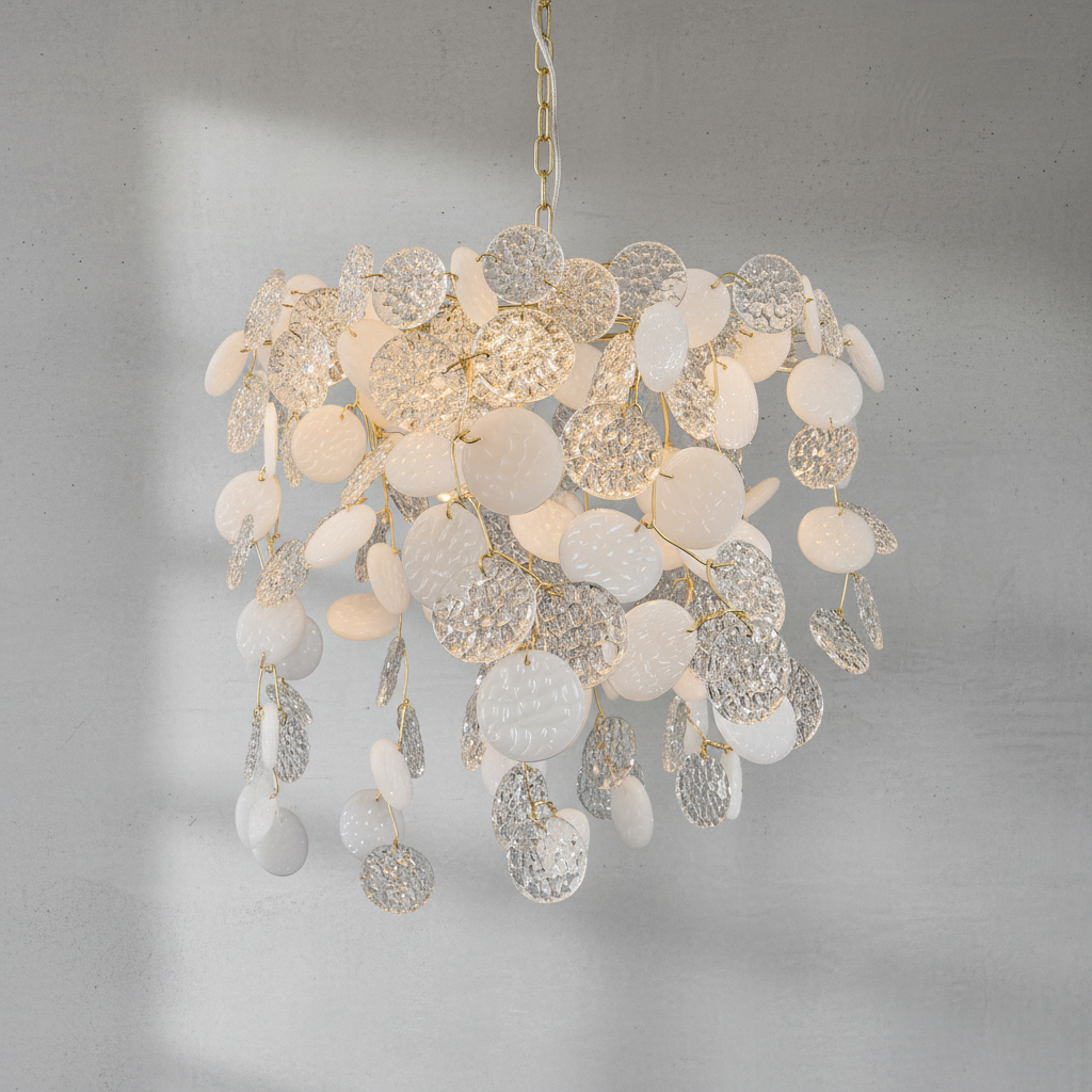 Riviko Verdant Bloom Oval Chandelier - Background Shot