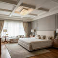 Riviko Modern&Luxury Extra Flush Mount Rectangle Crystal Chandelier 框选删除 - luxurious American master suite
