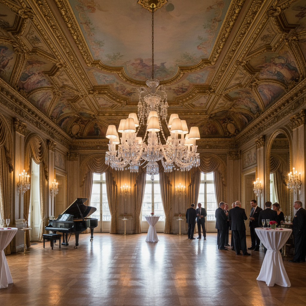 Riviko Zenith Grandeur 18-Light Chandelier - American ballroom or formal entertaining space