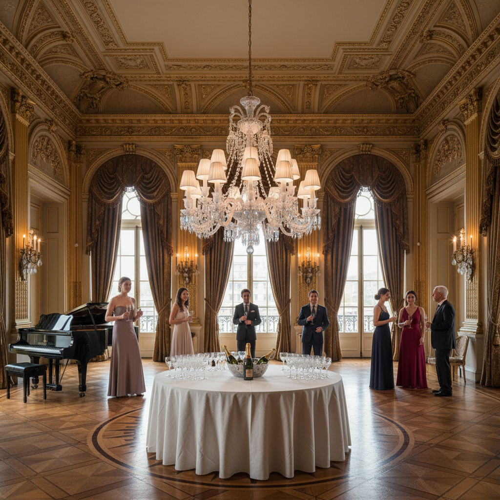 Riviko Short 18 Lights Clear Zenith Bacara Chandelier Crystal Lighting - American ballroom or formal entertaining space