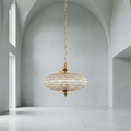Riviko Regal Ellipsoid Crystal Chandelier - Background Shot