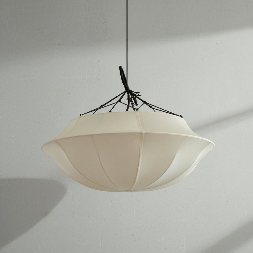 Riviko Heritage Silk Canopy Chandelier - Background Shot