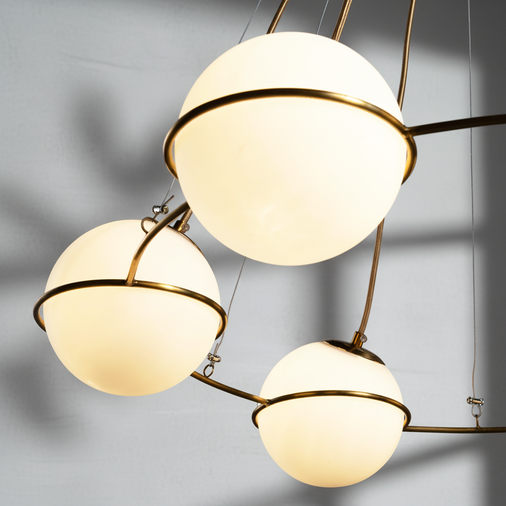 Riviko Celestial Sphere 6-Light Globe Chandelier - Background Shot