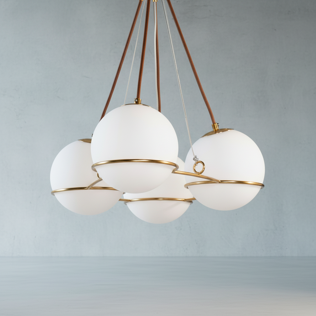 Riviko Celestial Sphere 6-Light Globe Chandelier - Background Shot