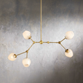 Riviko Aura Grandeur Brass Chandelier 52'' - Background Shot