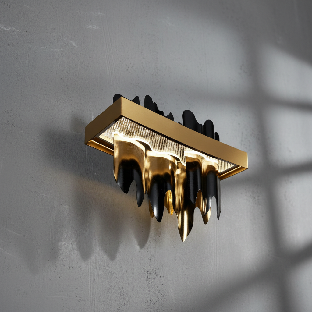 Riviko Sleek Horizon Linear Chandelier - Background Shot