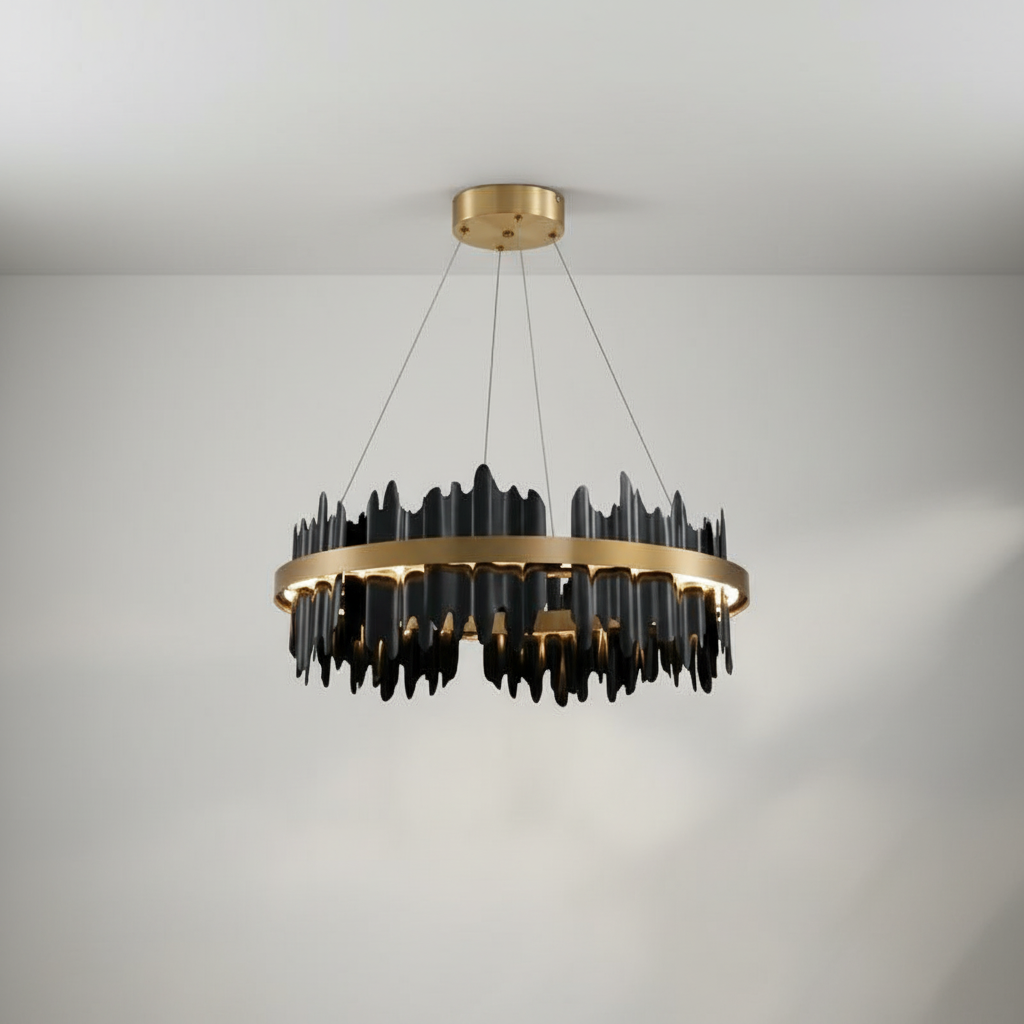 Riviko Modern Round Chandelier - Studio Shot
