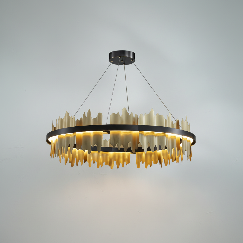 Riviko Modern Round Chandelier - Studio Shot