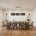 Riviko Modern Dining Chandelier - modern American farmhouse dining room