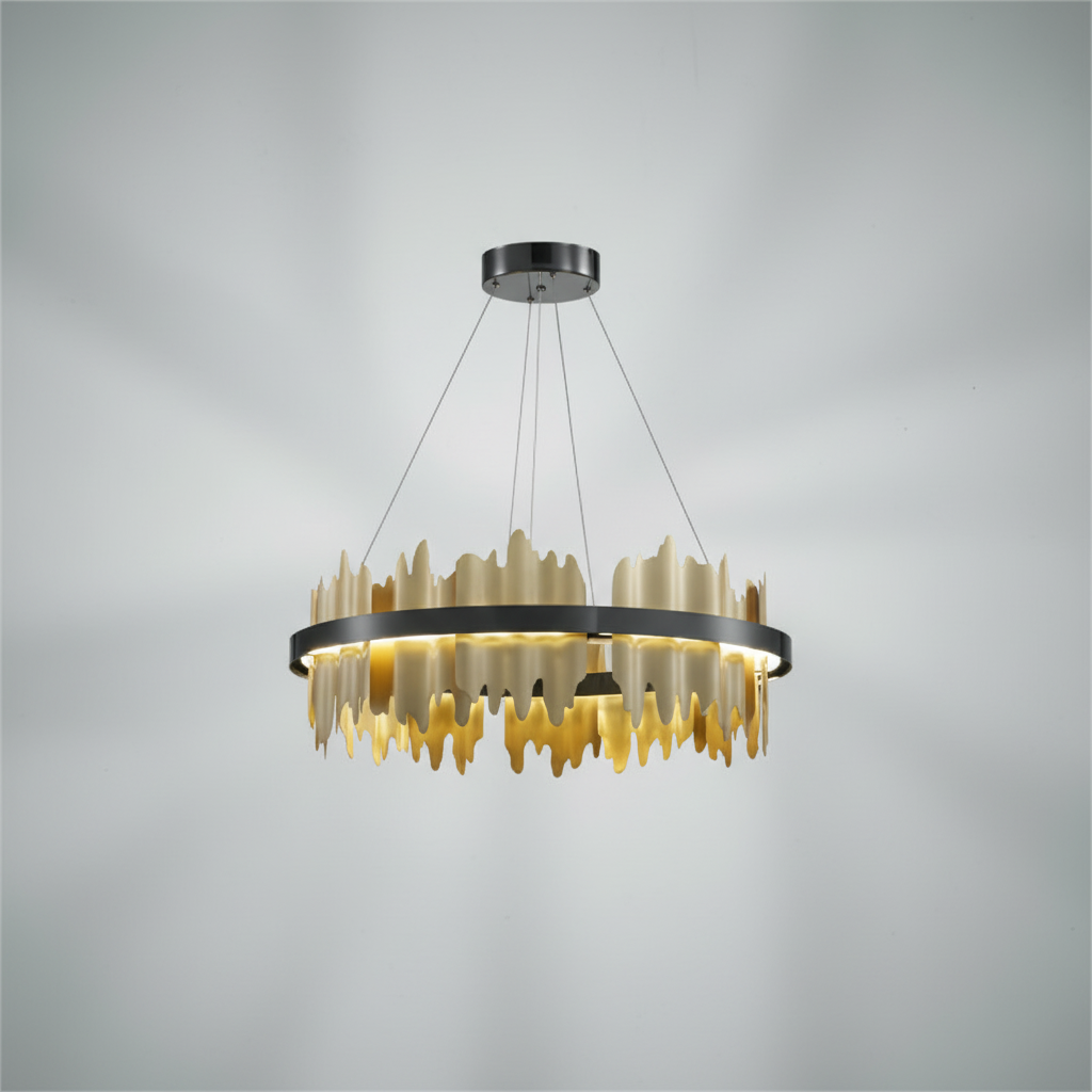 Riviko Modern Round Chandelier - Studio Shot