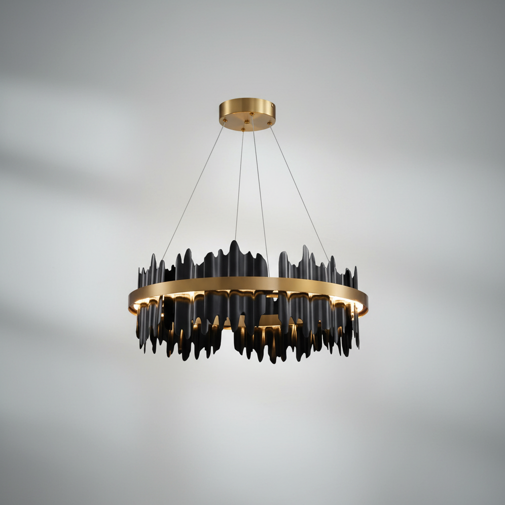 Riviko Modern Round Chandelier - Studio Shot