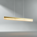 Riviko Veridian Alabaster Linear Island Chandelier - Background Shot