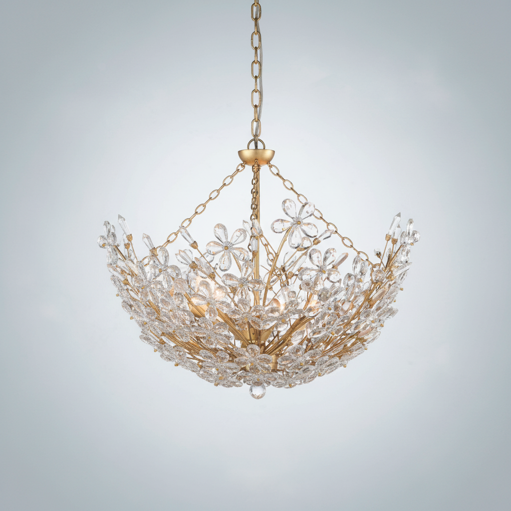 Riviko Radiant Aura 6-Light Round Chandelier - Background Shot