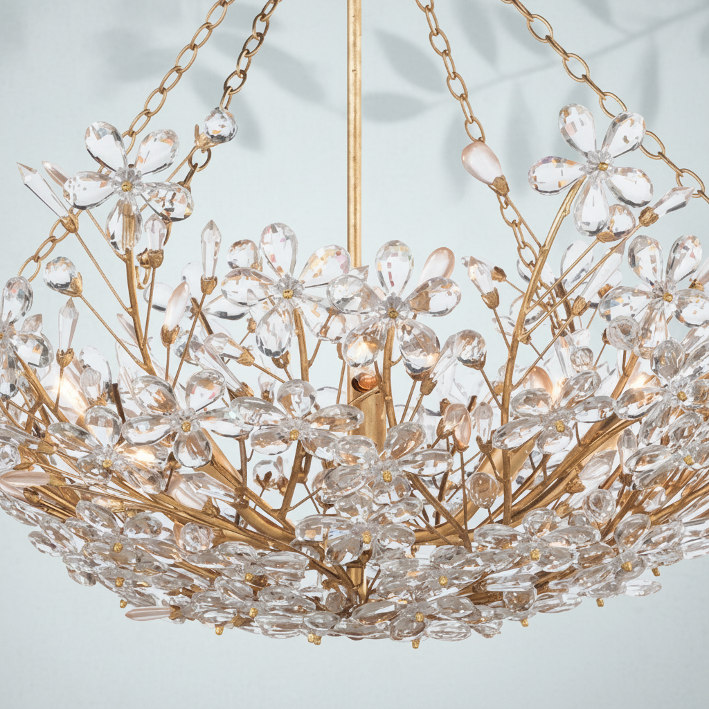 Riviko Radiant Aura 6-Light Round Chandelier - Background Shot