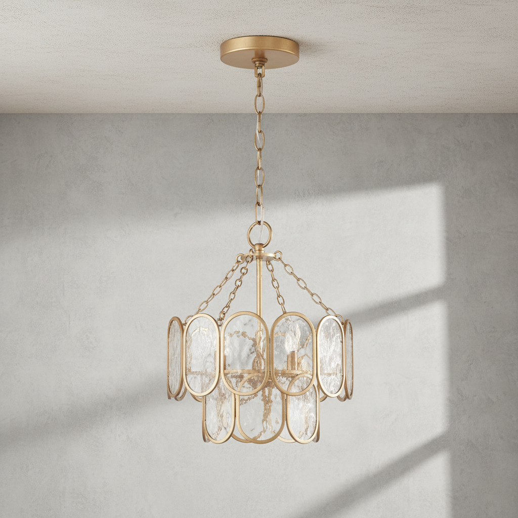 Riviko Radiant Aura 6-Light Round Chandelier - Background Shot