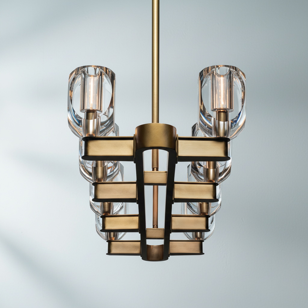 Riviko Radiant Linear 8-Light Chandelier - Background Shot