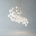 Riviko Porcelain Bloom Cascading Pendant Chandelier - Background Shot