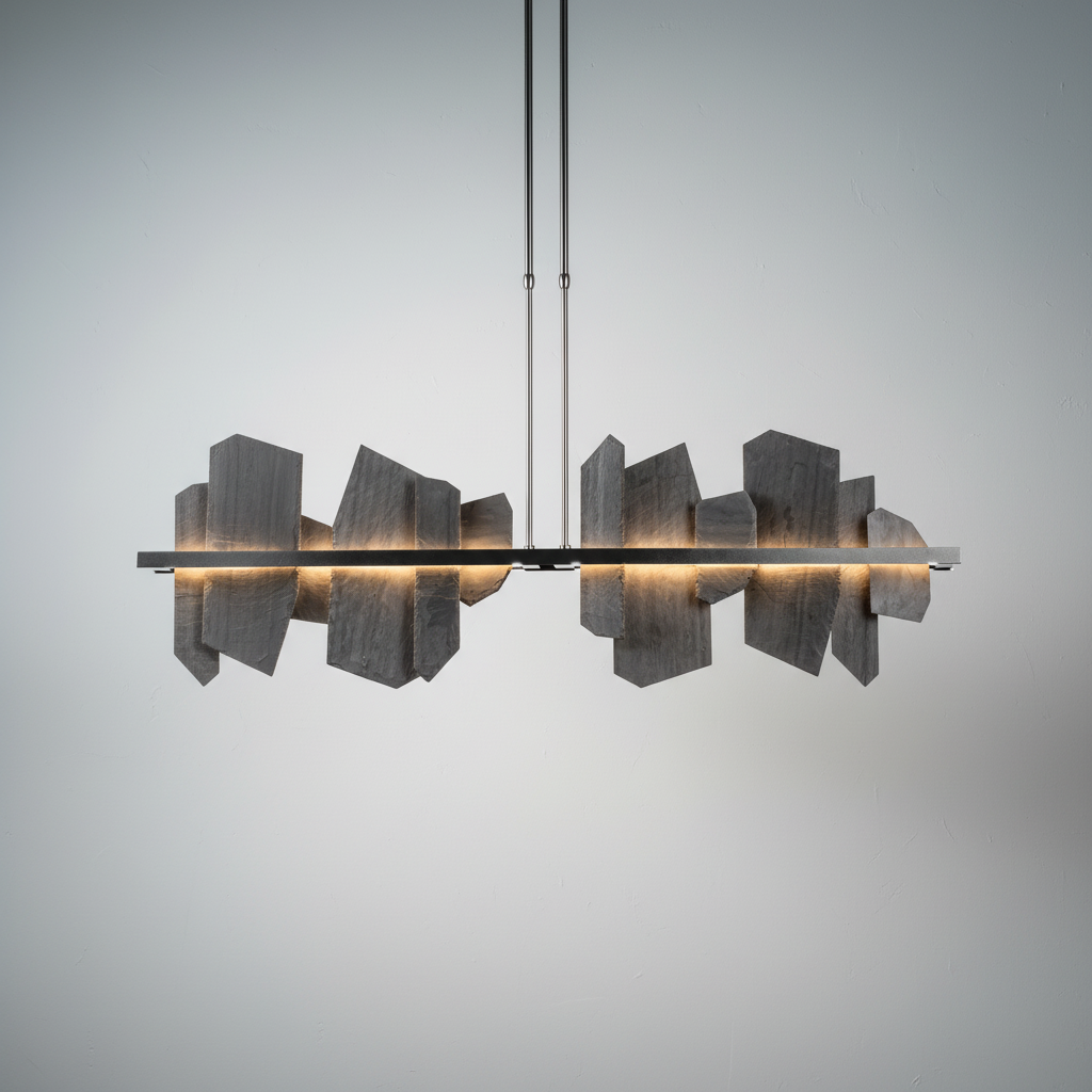 Riviko Aetheria Grand Linear Chandelier - Background Shot