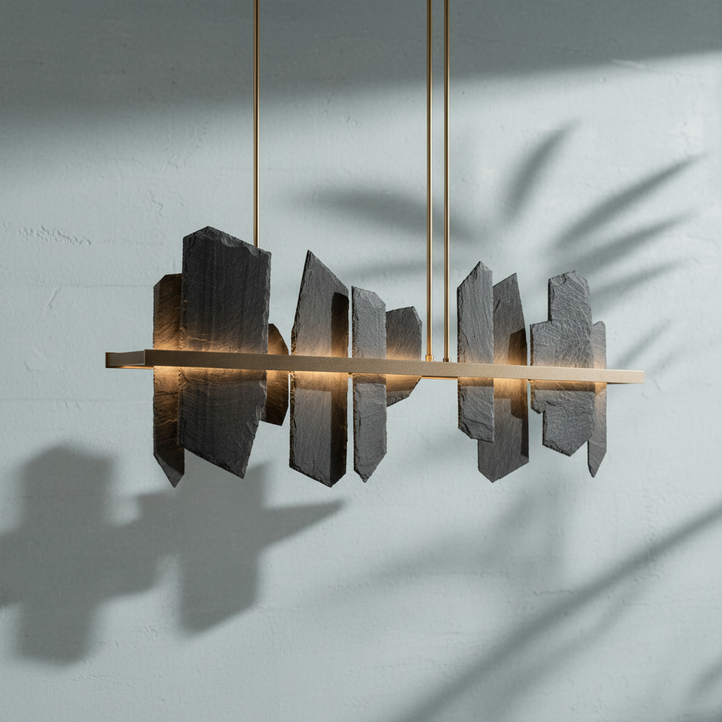 Riviko Aetheria Grand Linear Chandelier - Background Shot