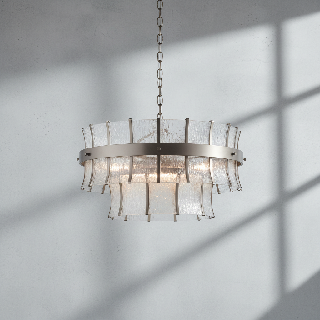 Riviko Aetheria Grand Linear Chandelier - Background Shot