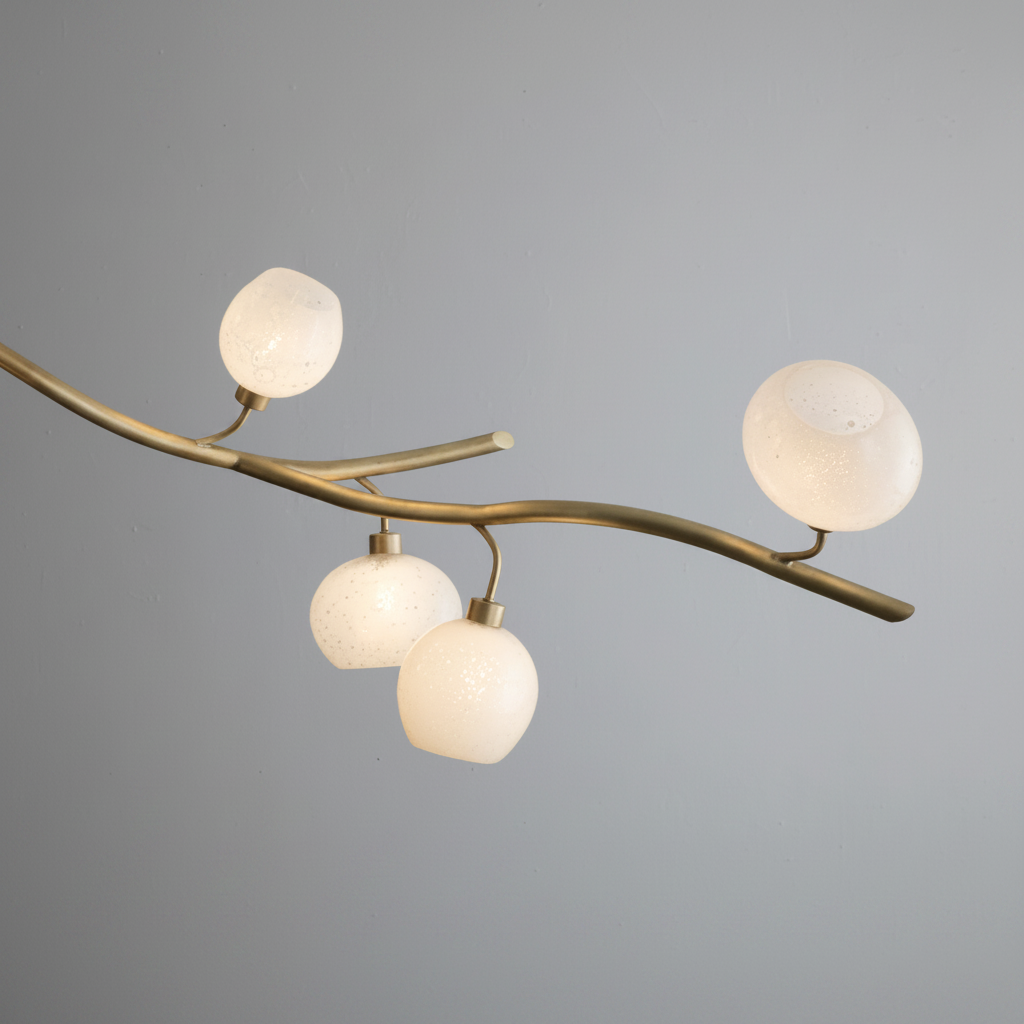 Riviko Veridian Branch Linear Chandelier - Background Shot