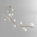 Riviko Veridian Branch Linear Chandelier - Background Shot
