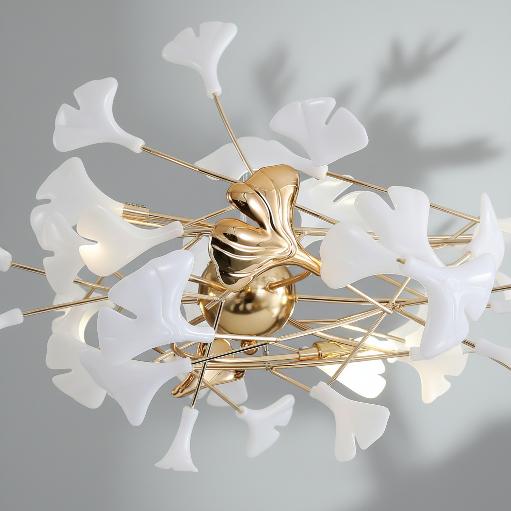 Riviko Verdant Canopy Cascading Chandelier - Background Shot