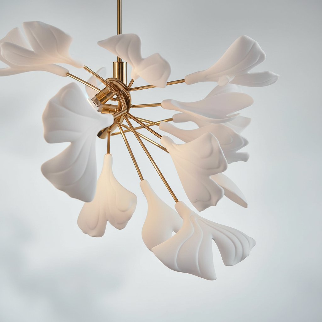 Riviko Verdant Canopy Cascading Chandelier - Background Shot