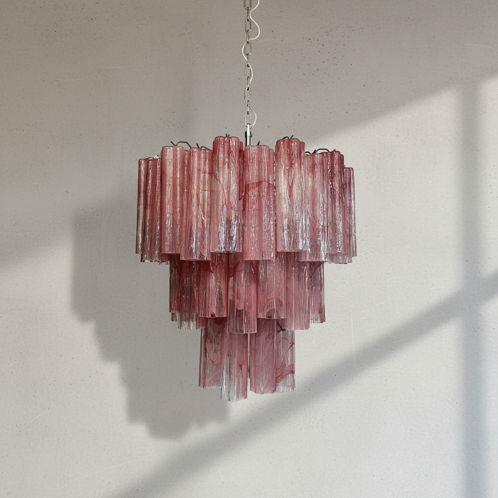 Riviko Venetian Alabaster Bloom Chandelier - Background Shot